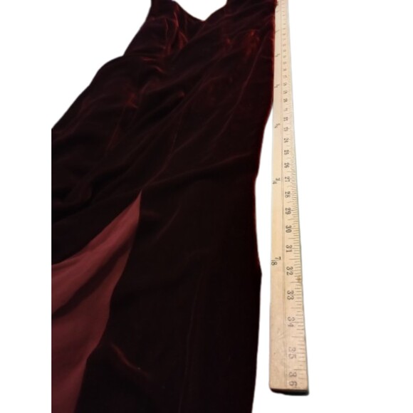 Talbots Woman's Size 8 Vintage "94" Y2K Velvet & Silk Maxi Dress - NWT - Picture 4 of 8